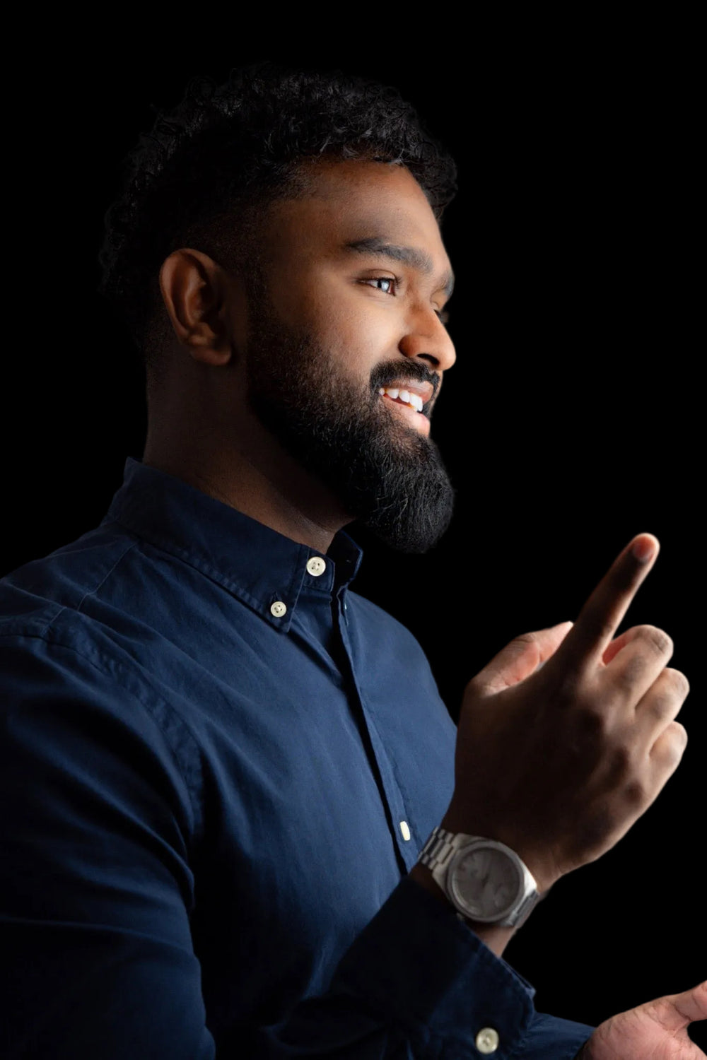 Portrait of Vinnie, photographer at Beyond the Optics